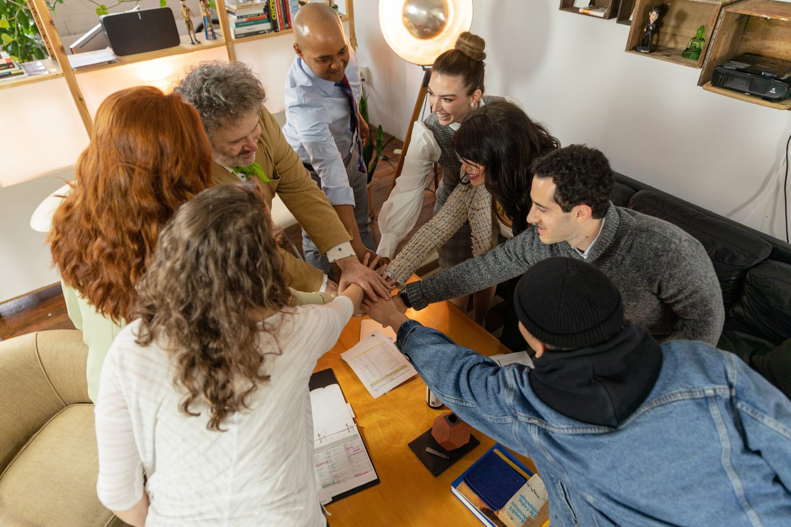 Professionals learning together during a corporate workshop